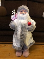 LARGE VINTAGE TRADITIONAL FATHER CHRISTMAS SANTA CLAUS FIGURE 2FT TALL 61CM