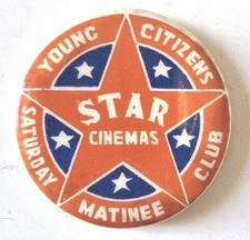 Vintage Star Cinema Young Citizen Children's Club Badge/Pin