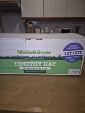 Nibble&Gnaw Timothy hay for Rabbits, hay for Guinea pigs, First cut, 2.2kg