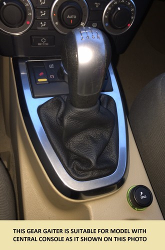 Leather gear stick gaiter - gear, boot
