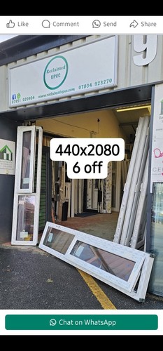 Upvc double glazed door - , white