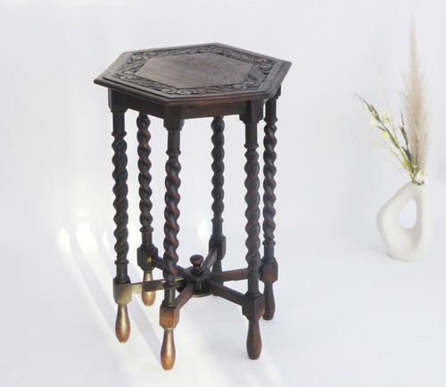 Antique hexagonal barley - hexagonal,