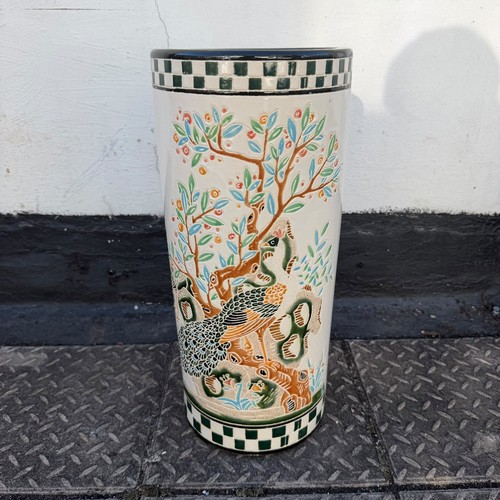 Vintage ceramic umbrella - vintage, stand