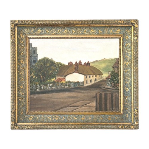 Vintage oil painting - vintage,