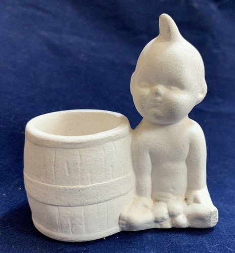 Vtg ceramic kewpie doll - vtg,