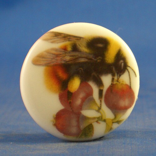 Birchcroft china button - button,