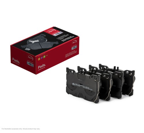 Apec front brake pads for - brake,