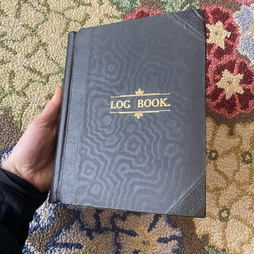 Antique 1920s notebook - 1920s, blotter