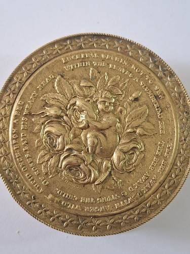 Antique rare cupid gilded - rare,