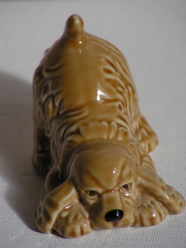 Wade spaniel puppy - "wade",, ceramic
