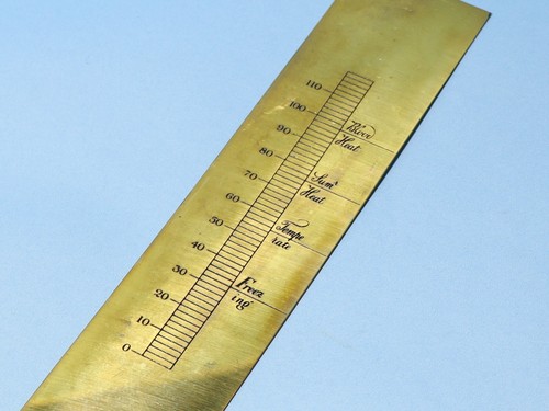 Vintage brass temperature - vintage,