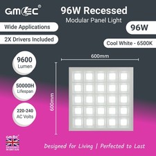 96W LED Recessed Modular Panel