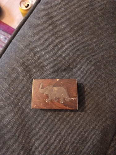 Vintage wooden snuff - vintage, box