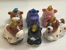 VTech Toot Toot Animals x 6 Cat Cow Pig Dog Horse Hippo All Tested & Working