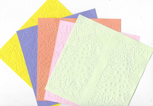 Christmas embossed paper - christmas,