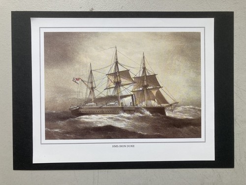 Naval print hms iron - hms,