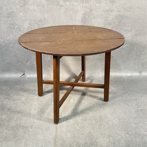 Vintage wooden folding table - wooden,