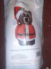 Mr Santa Bear Pinflair Sequin Kit New free Postage 