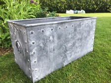  Galvanised tanks - Galvanised water trough with rivets 100 cm