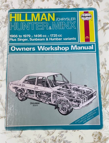 Hillman chrysler hunter minx - hunter,