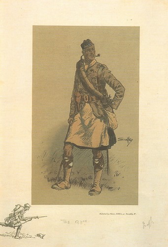 Snaffles art scottish kilted - art,