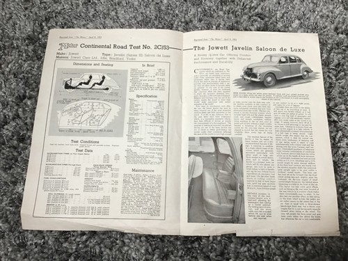 The jowett javelin saloon - saloon,