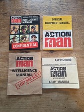 Vintage Action Man Manuals X4
