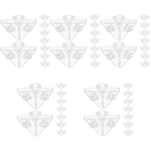 Reusable acrylic corner braces - reusable,