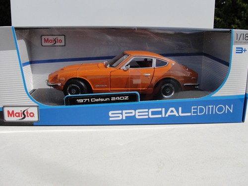 Maisto 1971 datsun 240z orange - maisto,