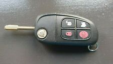Used FOR Jaguar S TYPE - X TYPE - XJ - XJR Key 4 Button key Fob Remote
