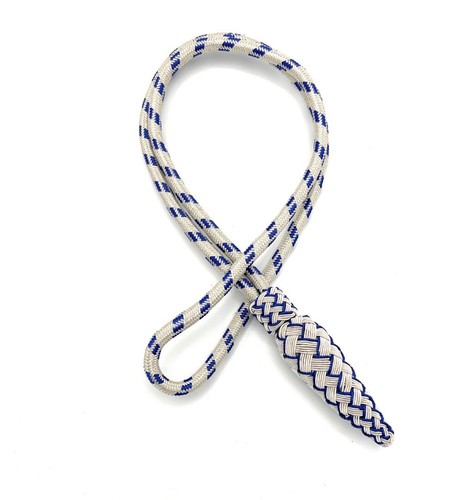 Sword knot silver - royal, blue