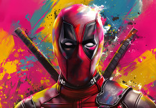 Large A3 Deadpool Poster