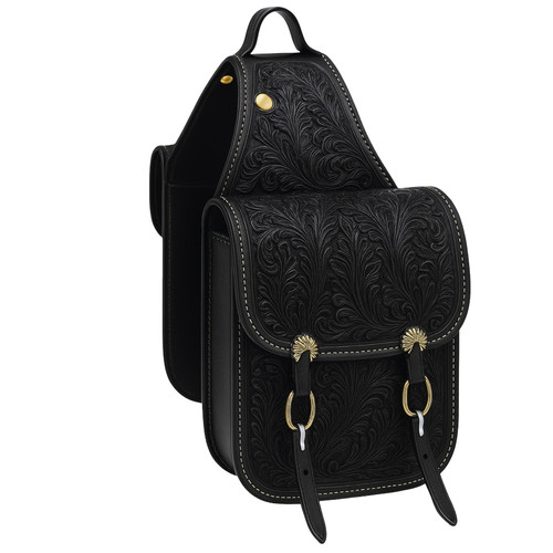 Horse saddle bag leather - bag,