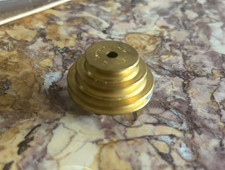 Vintage Meccano part Meccano pulley Meccano 123 cone pulley brass original