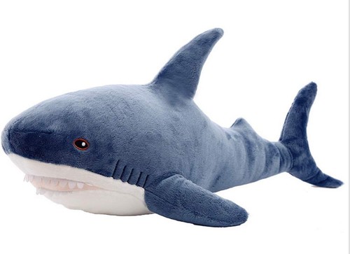100cm giant cute shark stuffed - 100cm,