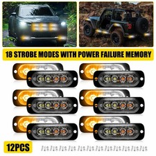 12pc Flashing Grille Light 12W