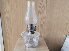 Antique Cut Glass Finger Oil Paraffin Lamp