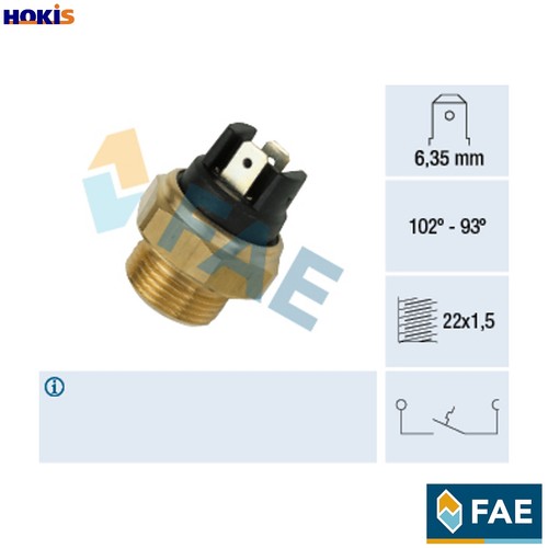 Temperature switch radiator - switch,