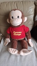 Curious George Plush Jumbo Large Original Applause Russ Berrie 26"  Free Post 