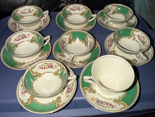 Cups saucers myott - -,