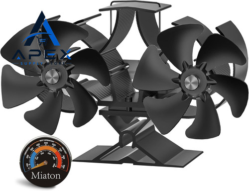 Blade stove fan silent - 12-blade,