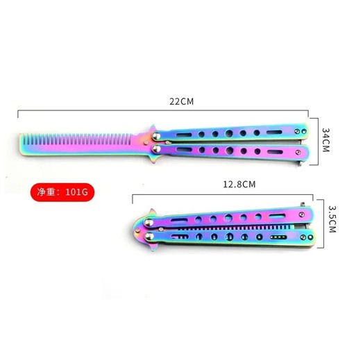Butterfly black comb toy - butterfly,