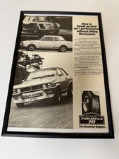 Framed 1975 Dunlop Tyres Mini