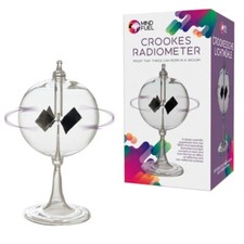 Fubtim Crookes Radiometer Sun Light Energy Spinning Vanes Kids Science Novelty