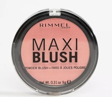 Rimmel London Maxi Blush Pigmented Powder Blusher, Third Base, 9 g