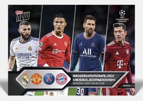 Topps now ucl benzema joins - ucl,