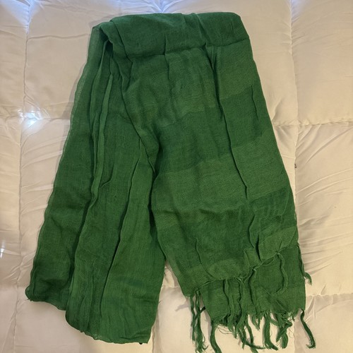 Green ladies pashmina - green,