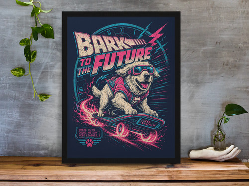 Bark the future framed - the,