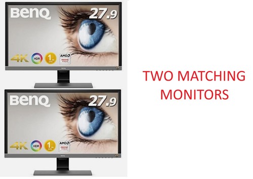 Pair benq el2870b 28 - 2x, 28-inch