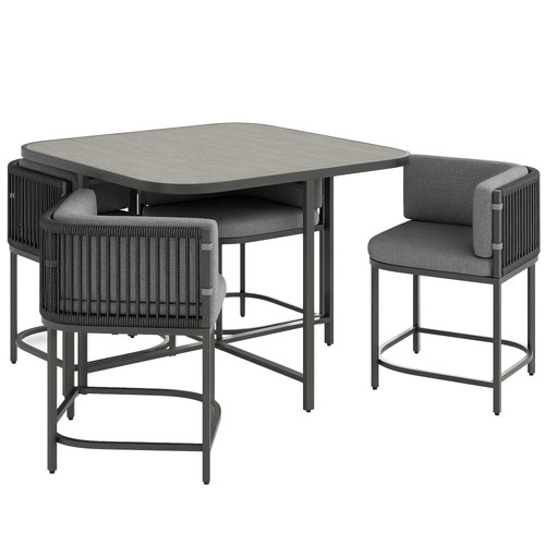Seat rattan garden - 4-seat, dining